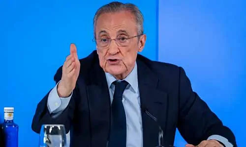 فلورنتينو بيريز يصر على موقفه "من الأفضل لبرشلونة أن تقاضيني"